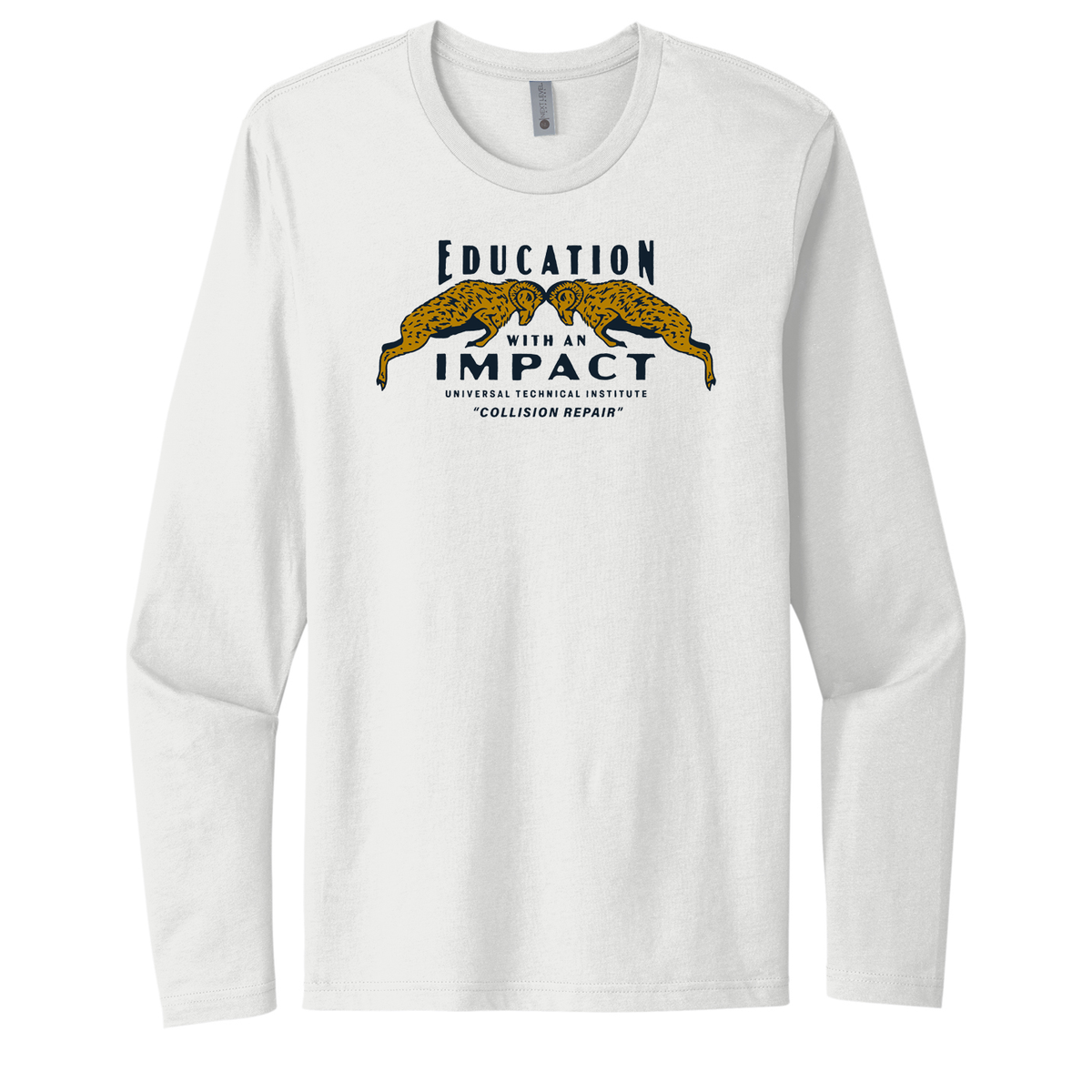 Collision Impact Graphic Long Sleeve T-Shirt