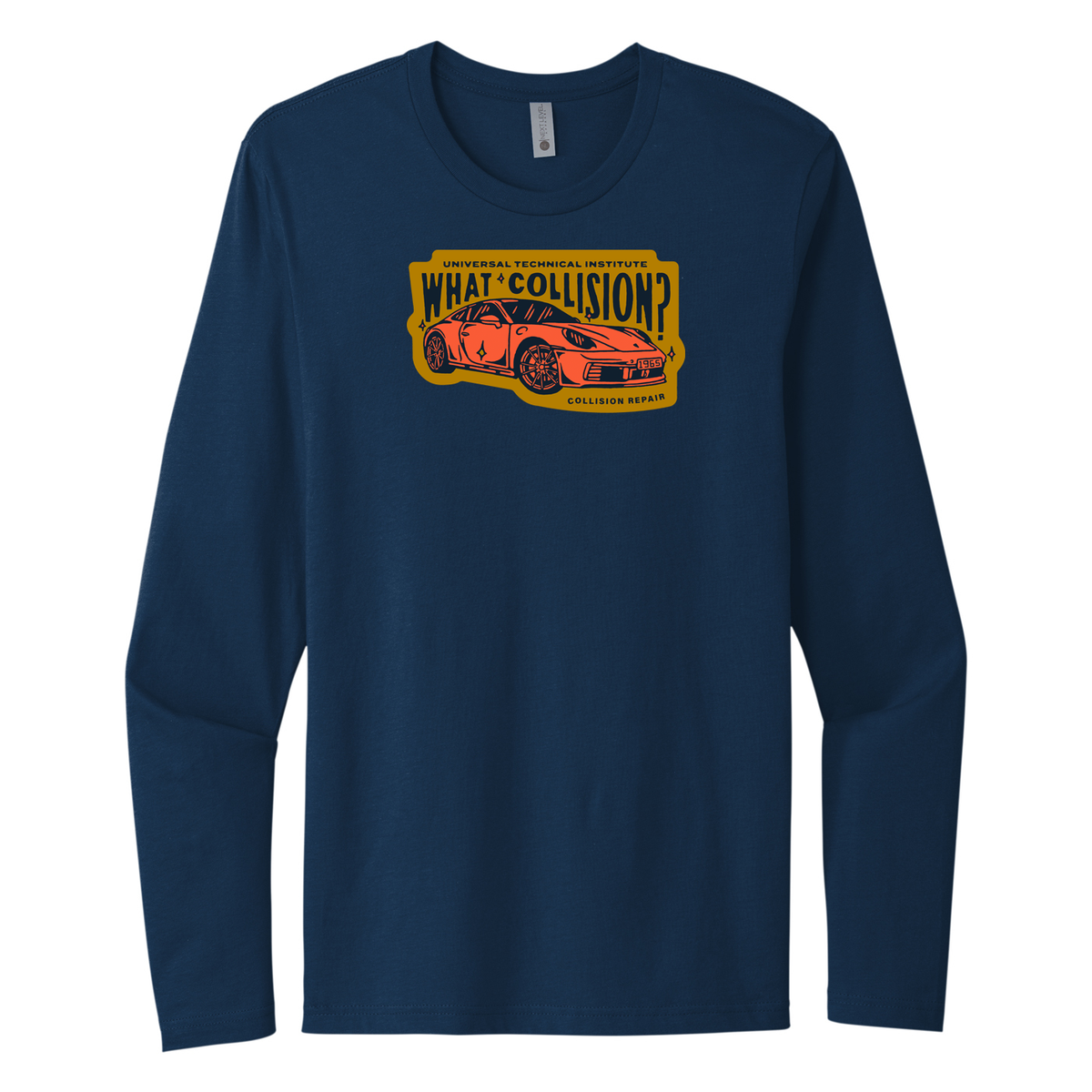 What Collision Long Sleeve Graphic T-Shirt