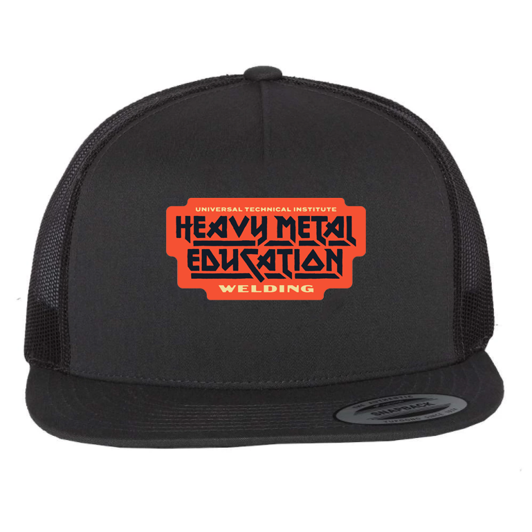 Heavy Metal Education Trucker hat Black.